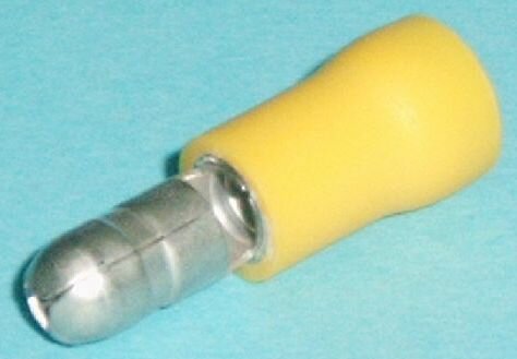 Rundstecker Gelb (5mm)