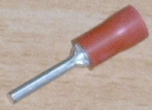 Stift - Kabelschuh, rot, 0,5 - 1,5 mm&sup2;